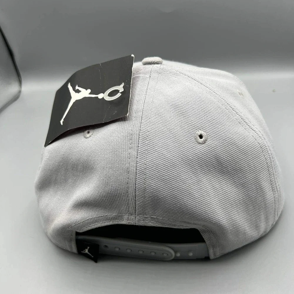 Air‎ Jordan Hat Men Gray Born and Bred Embroidered Jumpman Snap Back Cap New